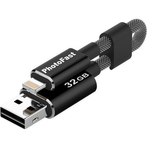USB Flash (флешка) PhotoFast MemoriesCable G3 USB 3.1 32Gb (белый)