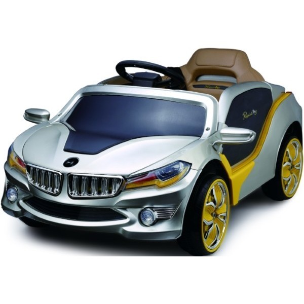 Детский электромобиль RiverToys BMW O002OO (серебристый)