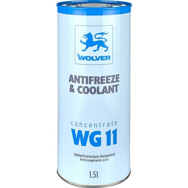Антифриз и тосол Wolver Antifreeze&amp;Coolant WG11 Concentrate 1.5L