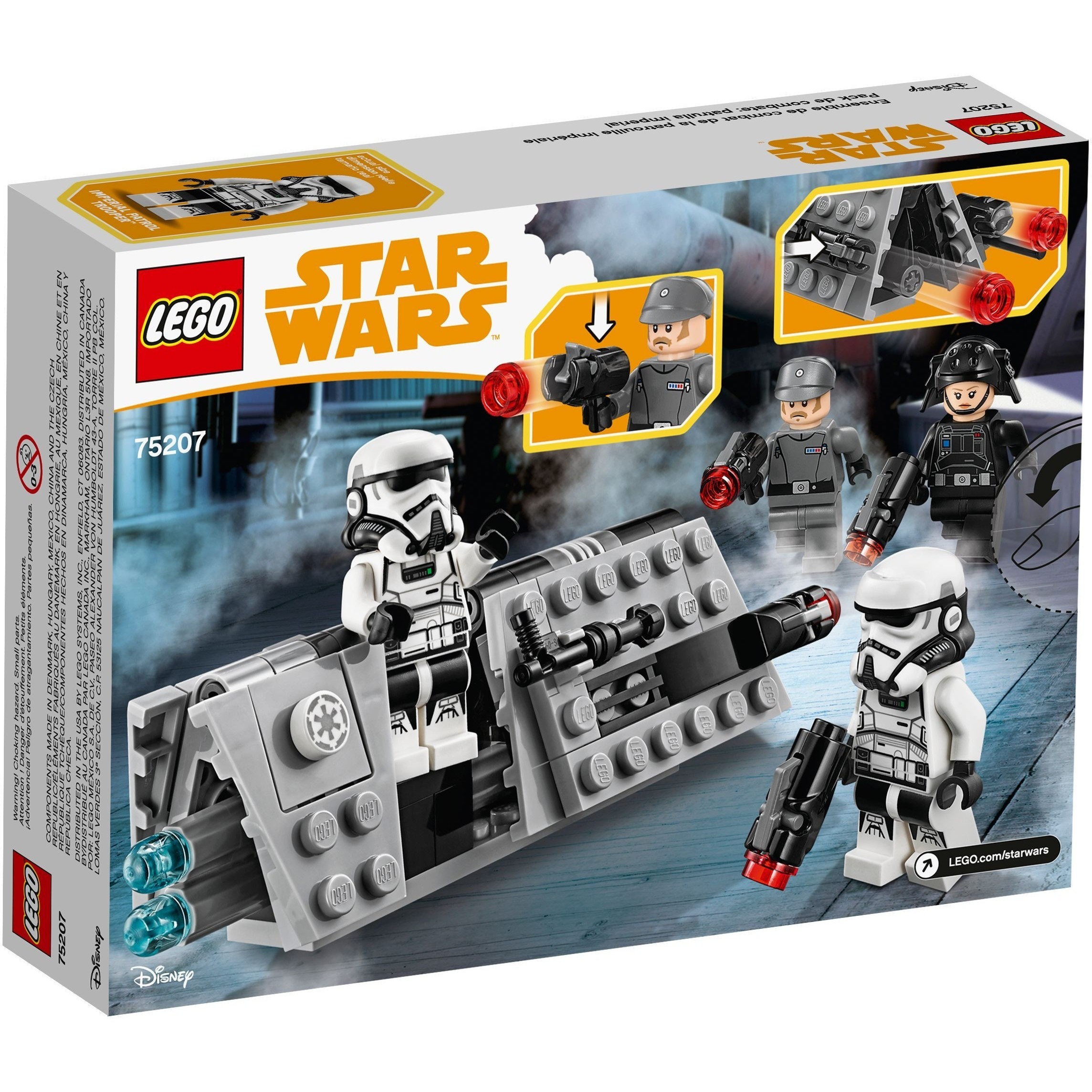Конструктор Lego Imperial Patrol Battle Pack 75207