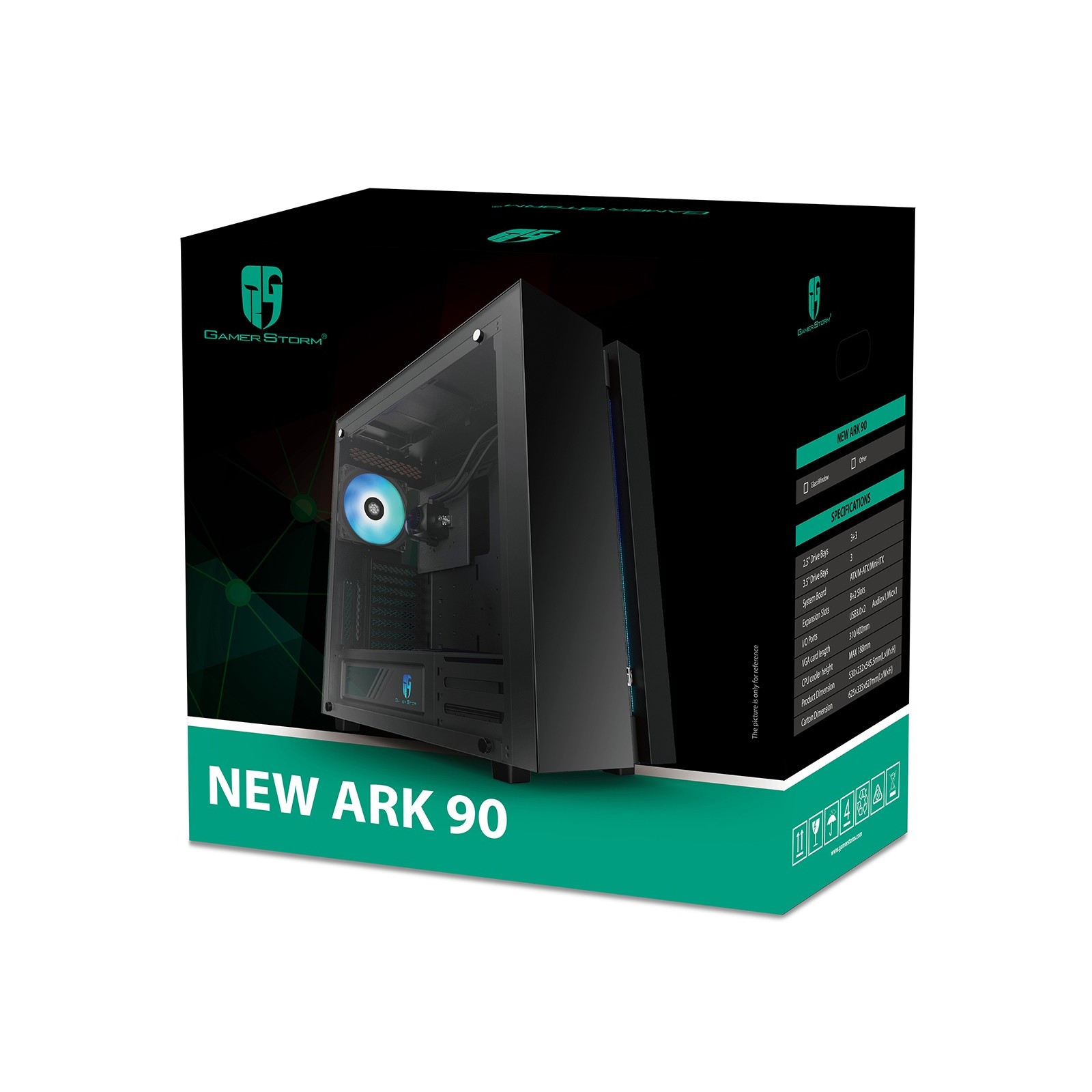 Корпус (системный блок) Deepcool New Ark 90MC