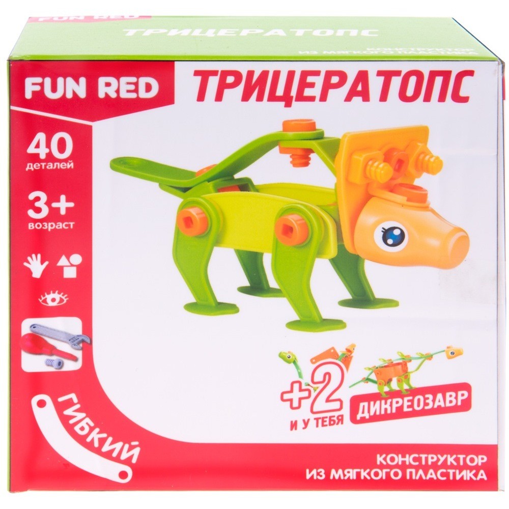 Конструктор FUN RED Triceratops FRCF002
