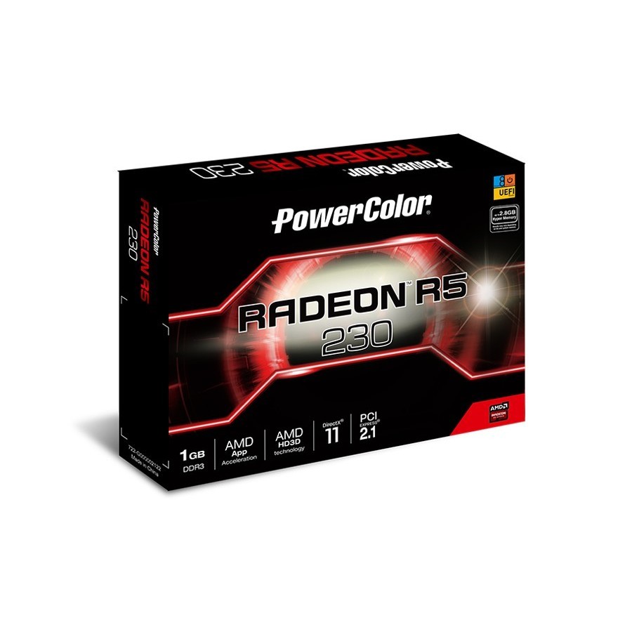 Видеокарта PowerColor Radeon R5 230 AXR5 230 2GBK3-HE