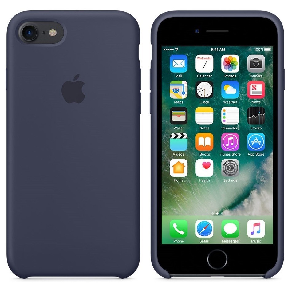 Чехол Apple Silicone Case for iPhone 7/8 (бежевый)