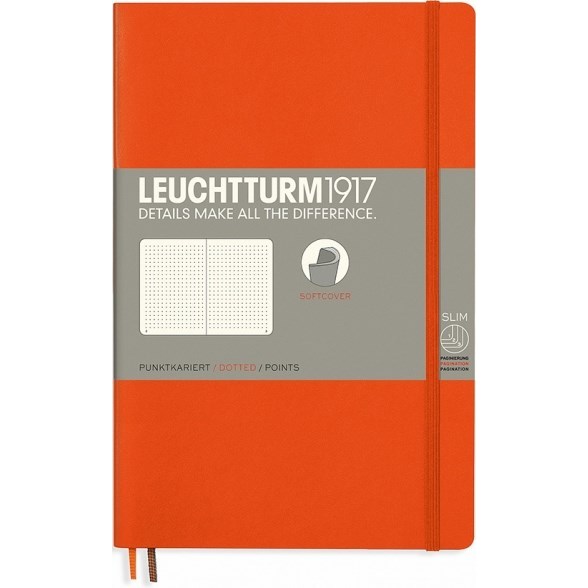 Блокнот Leuchtturm1917 Dots Paperback Orange