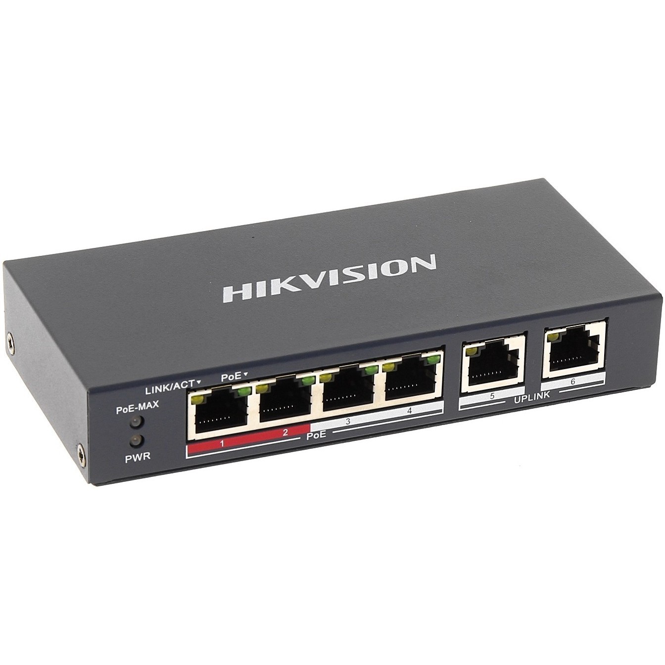 Коммутатор Hikvision DS-3E0106P-E/M