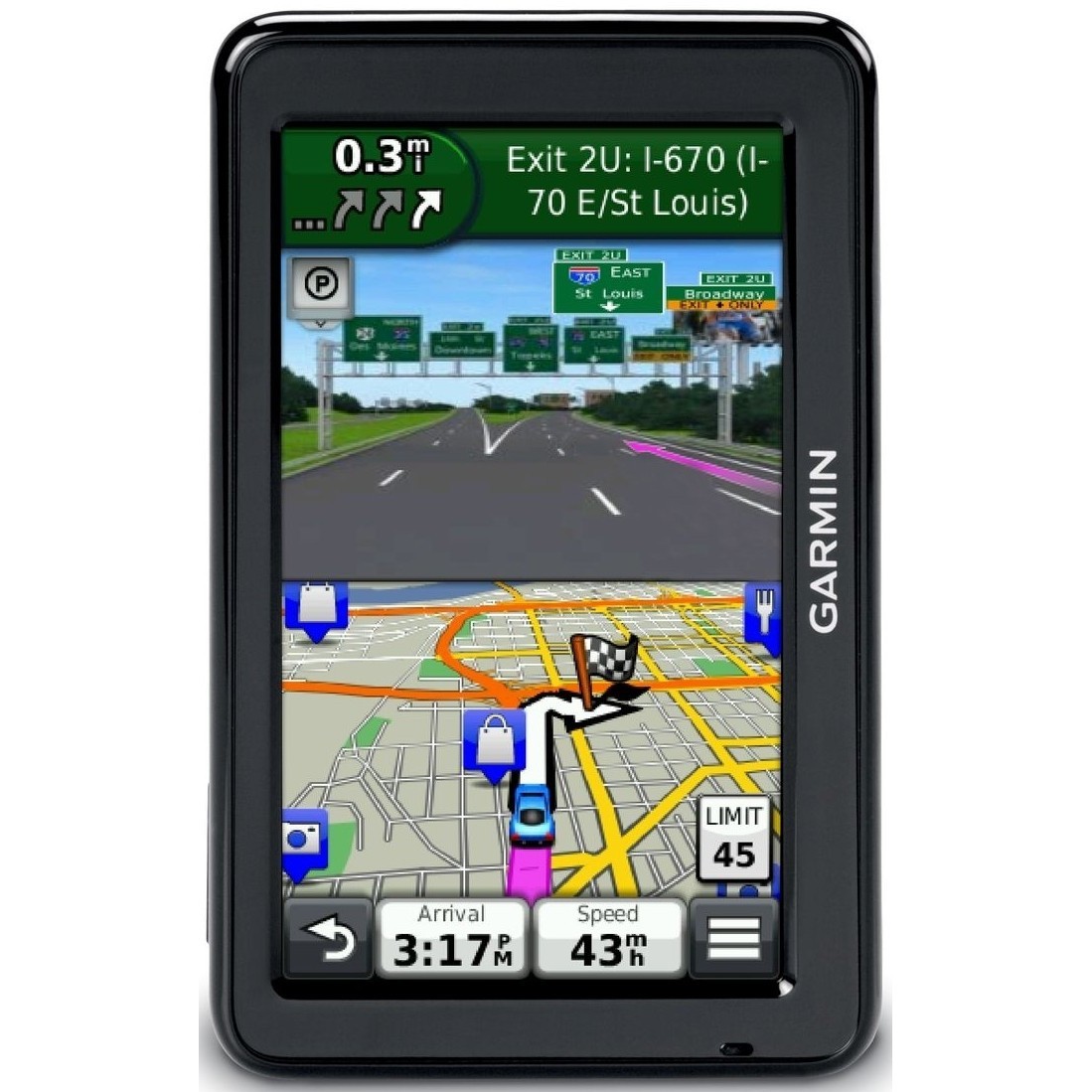 GPS-навигаторы Garmin Nuvi 2405
