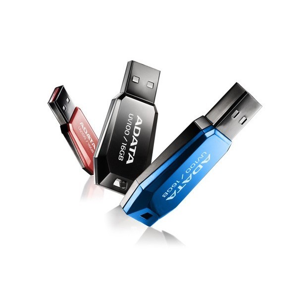 USB Flash (флешка) A-Data UV100 16Gb (синий)