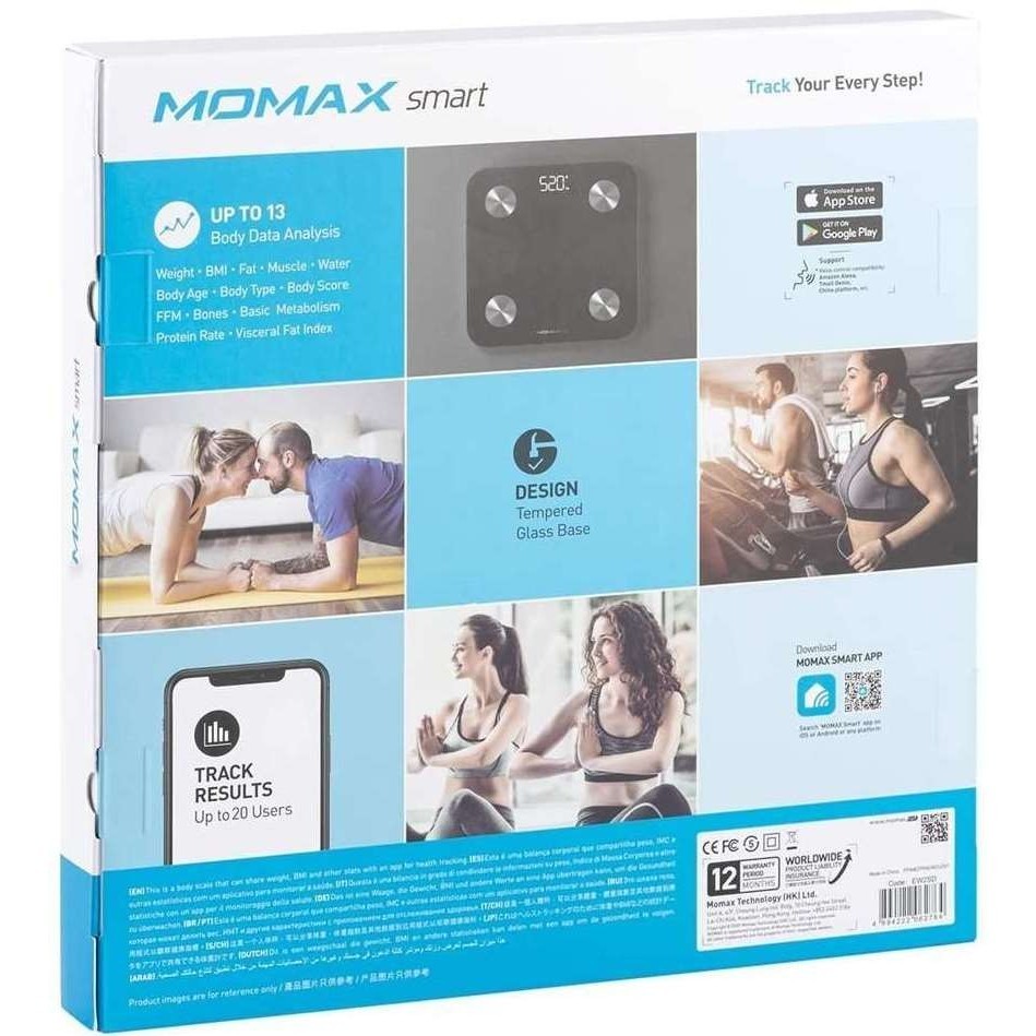 Весы Momax Lite Tracker IoT Body Scale