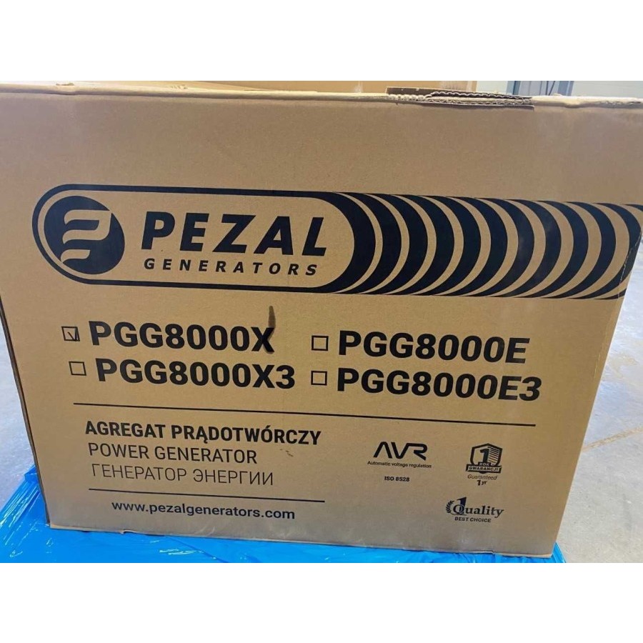 Генераторы Pezal PGG8000X