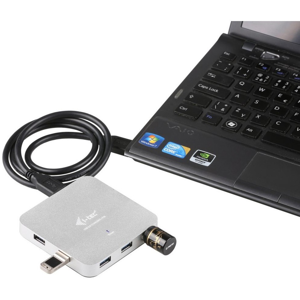 Картридеры и USB-хабы i-Tec USB 3.0 Metal Charging HUB 7 Port