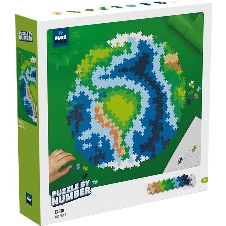 Конструкторы Plus-Plus Puzzle by Number Earth (800 pieces) PP-3914