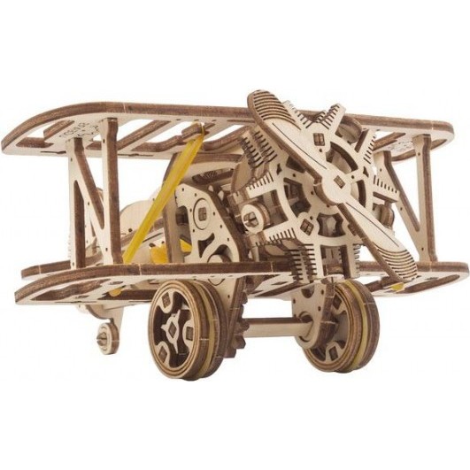 3D пазлы UGears Mini Biplane 70159