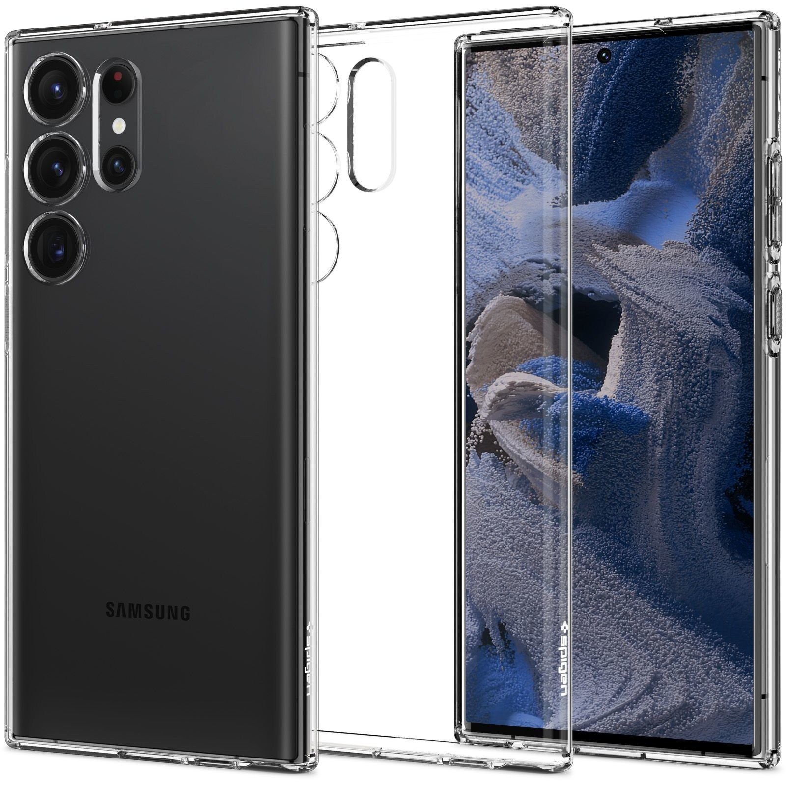 Чехлы для мобильных телефонов Spigen Crystal Flex for Galaxy S23 Ultra