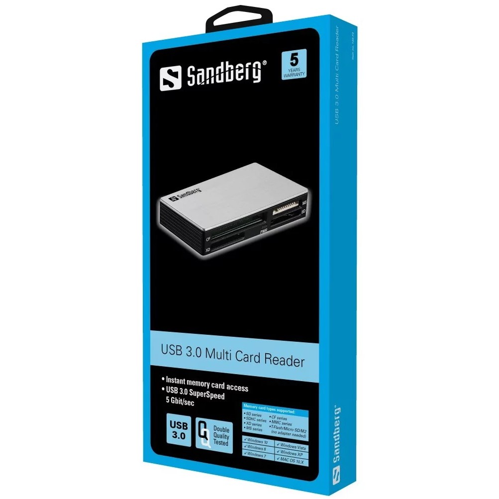 Картридеры и USB-хабы Sandberg USB 3.0 Multi Card Reader