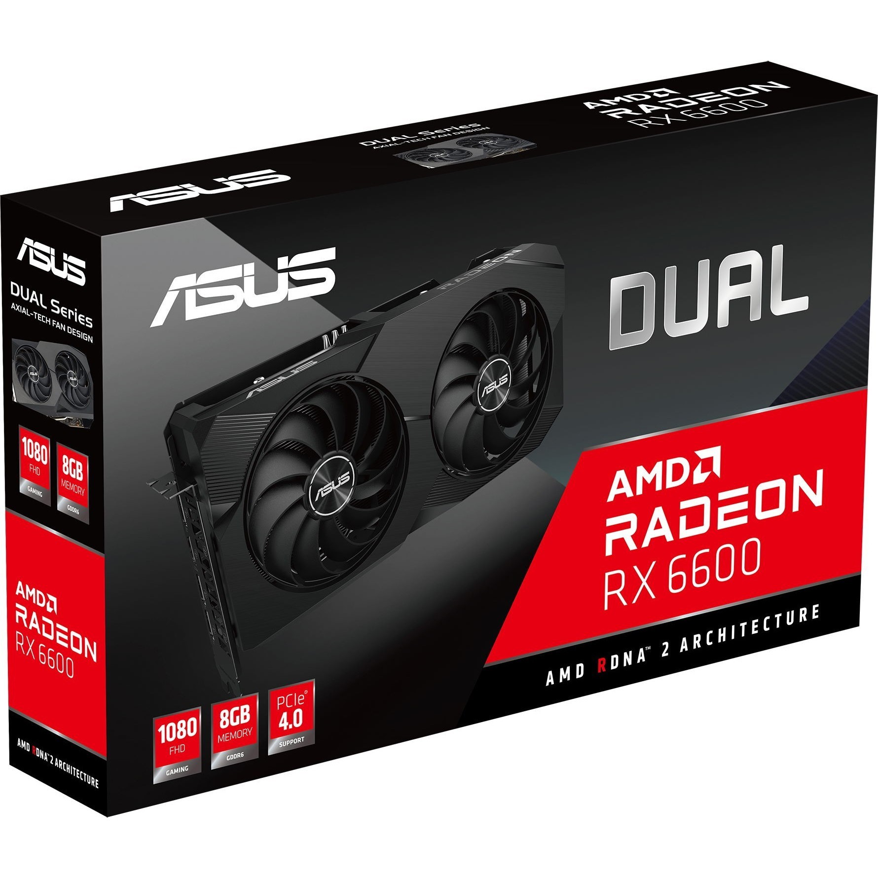 Видеокарты Asus Radeon RX 6600 Dual V2