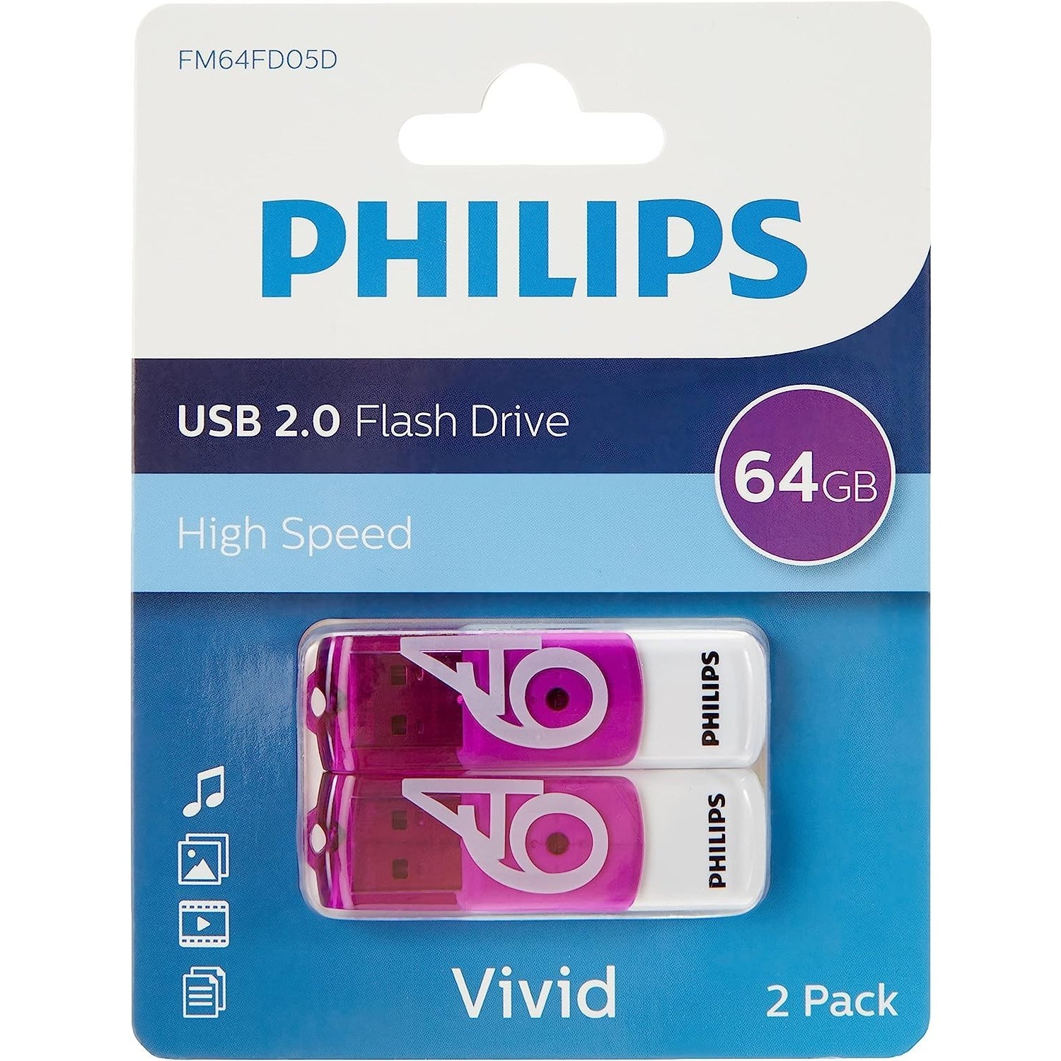 USB-флешки Philips Vivid 2.0 64&nbsp;ГБ