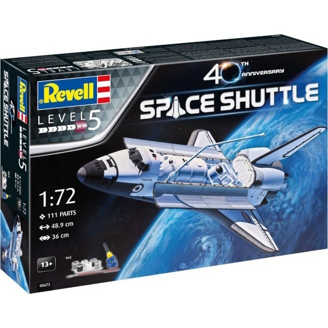 Сборные модели (моделирование) Revell Space Shuttle 40th Anniversary (1:72)