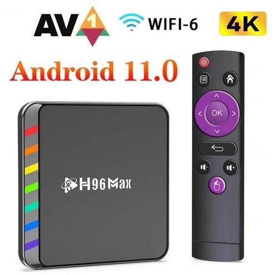 Медиаплееры и ТВ-тюнеры Android TV Box H96 Max W2 32 Gb