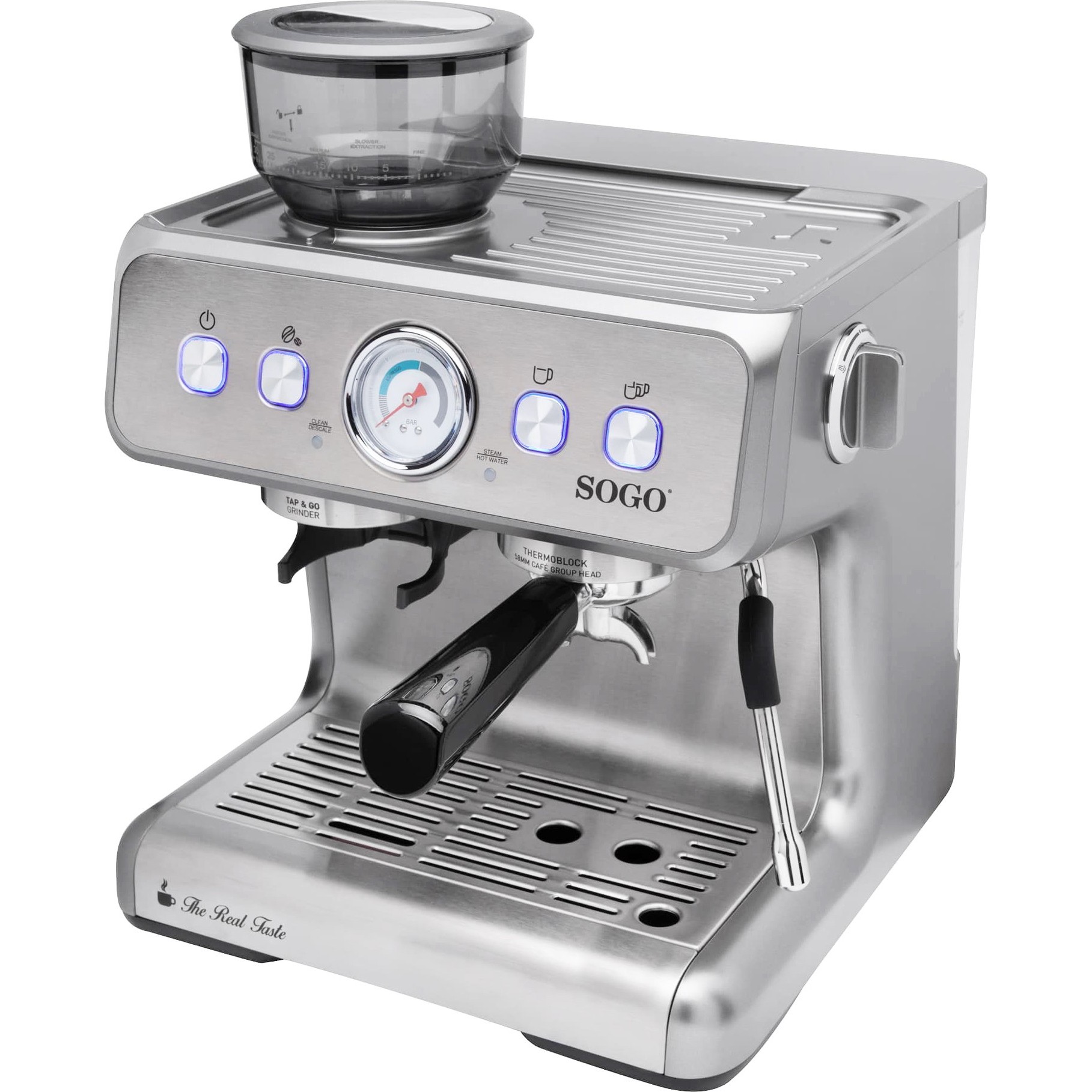 Кофеварки и кофемашины Sogo CAF-SS-5690 нержавейка