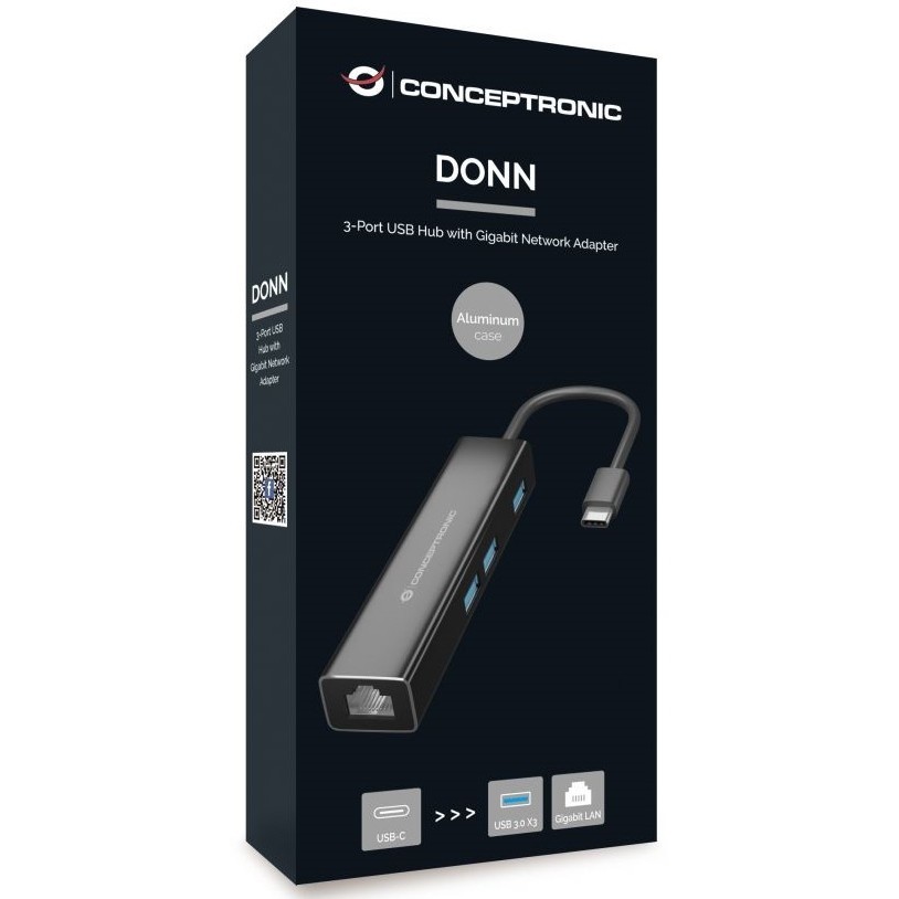 Картридеры и USB-хабы Conceptronic DONN07B