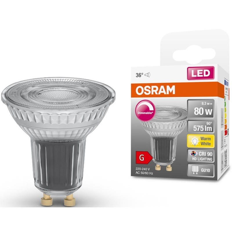 Лампочки Osram LED Superstar PAR16 8.3W 2700K GU10