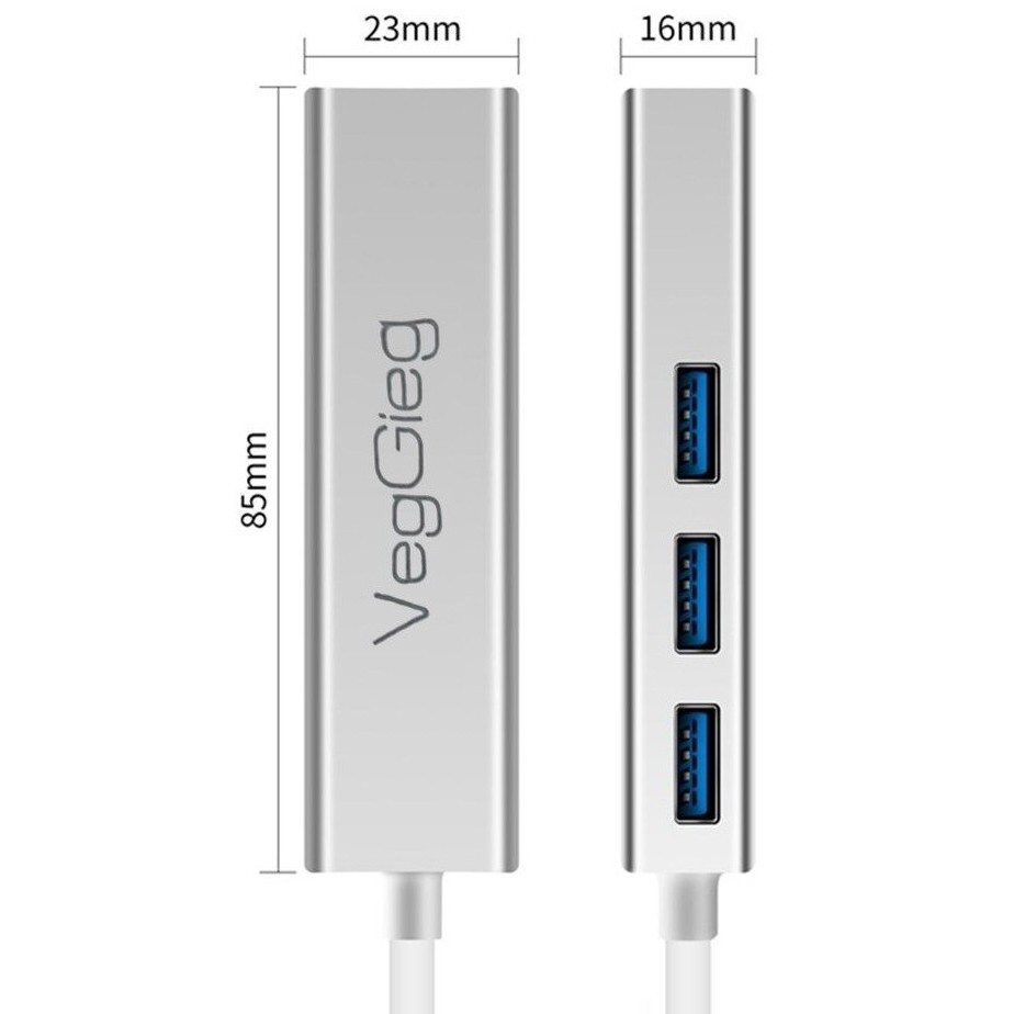 Картридеры и USB-хабы Veggieg U3J-3C-S
