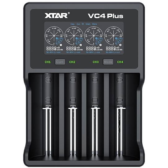 Зарядки аккумуляторных батареек XTAR VC4 Plus