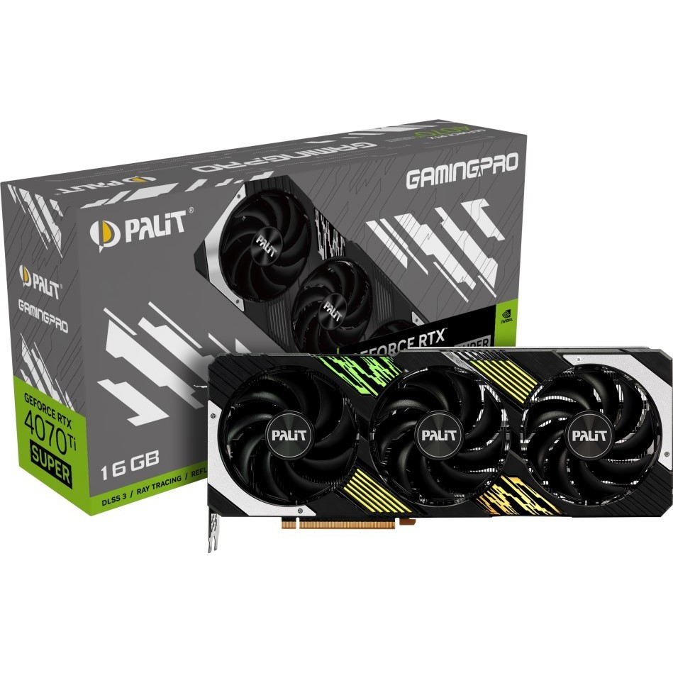 Видеокарты Palit GeForce RTX 4070 Ti SUPER GamingPro