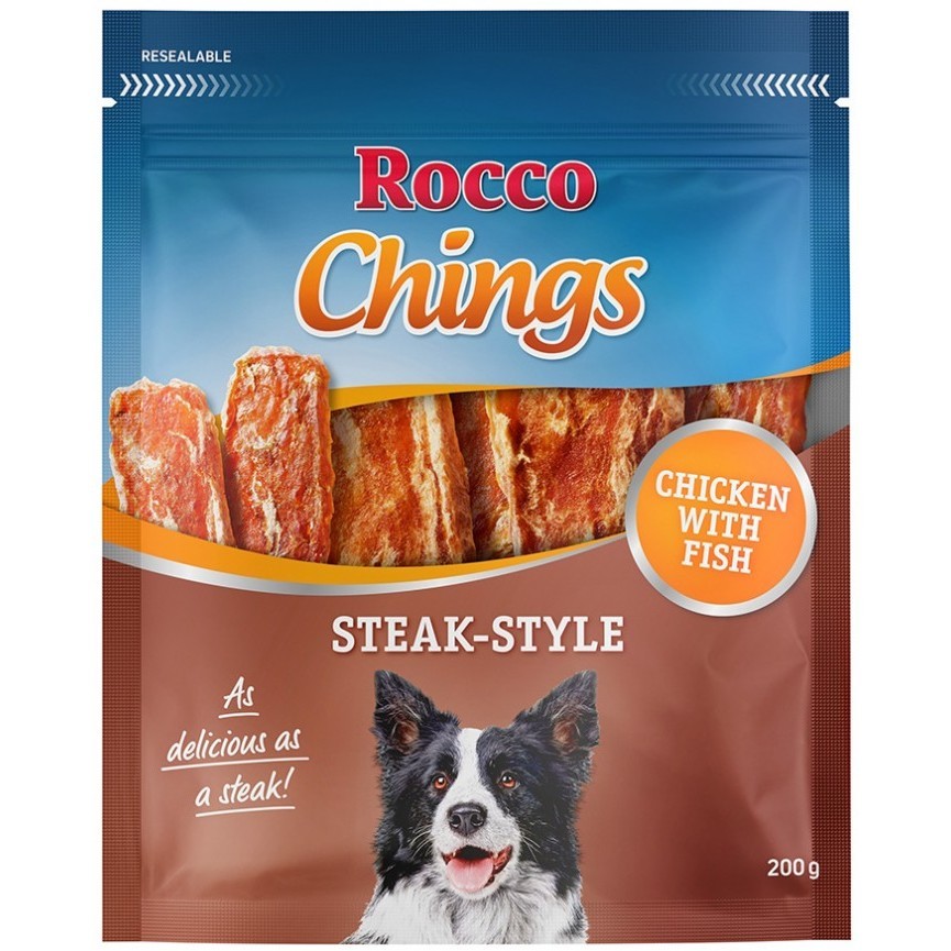 Корм для собак Rocco Chings Steak Style Chicken 200 g