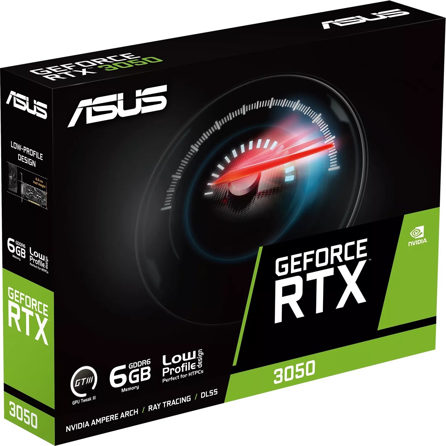Видеокарты Asus GeForce RTX 3050 LP BRK 6GB
