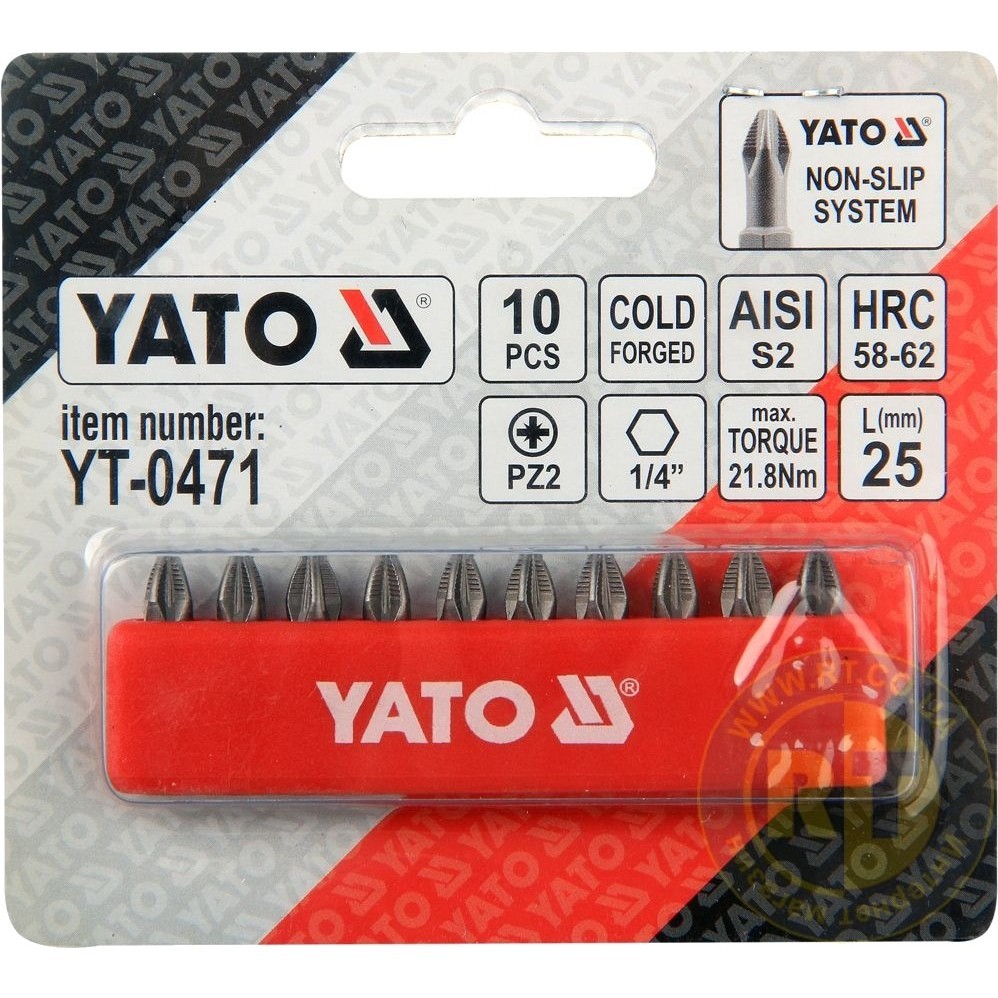 Биты и торцевые головки Yato YT-0471