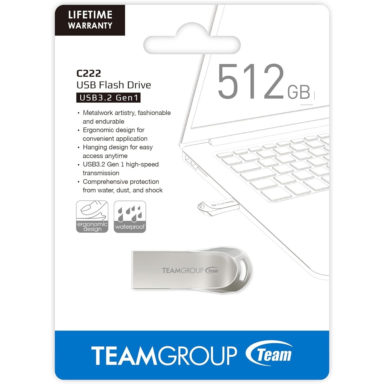 USB-флешки Team Group C222 512&nbsp;ГБ