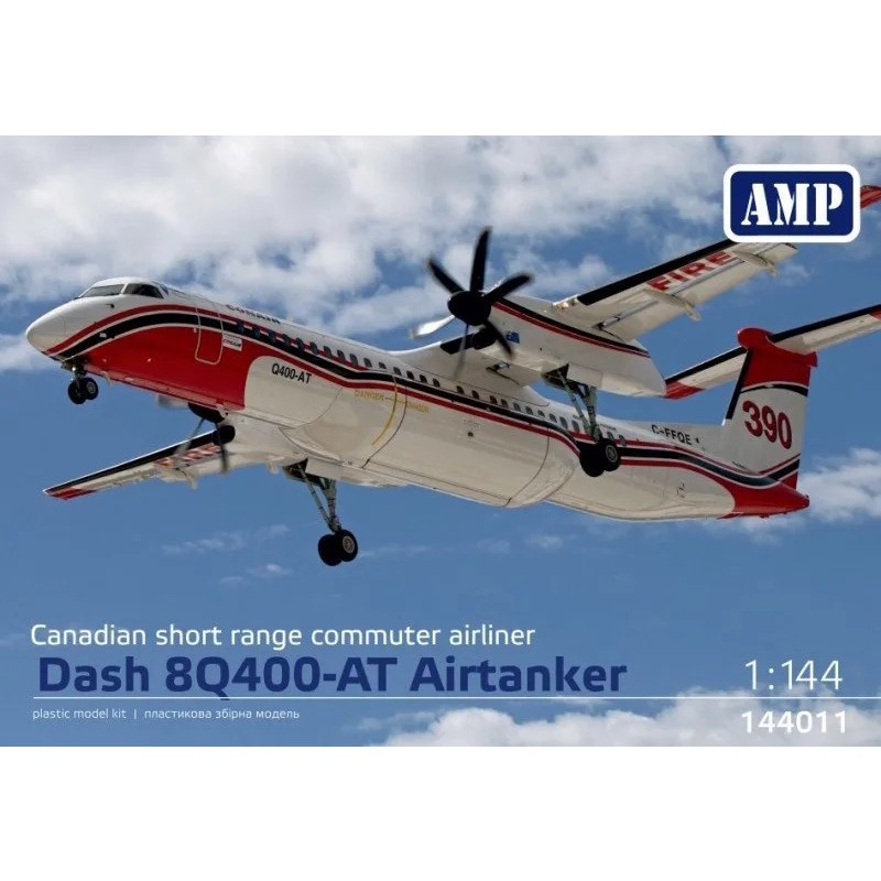 Сборные модели (моделирование) AMP Dash 8Q400-MR Air Tanker (1:144)