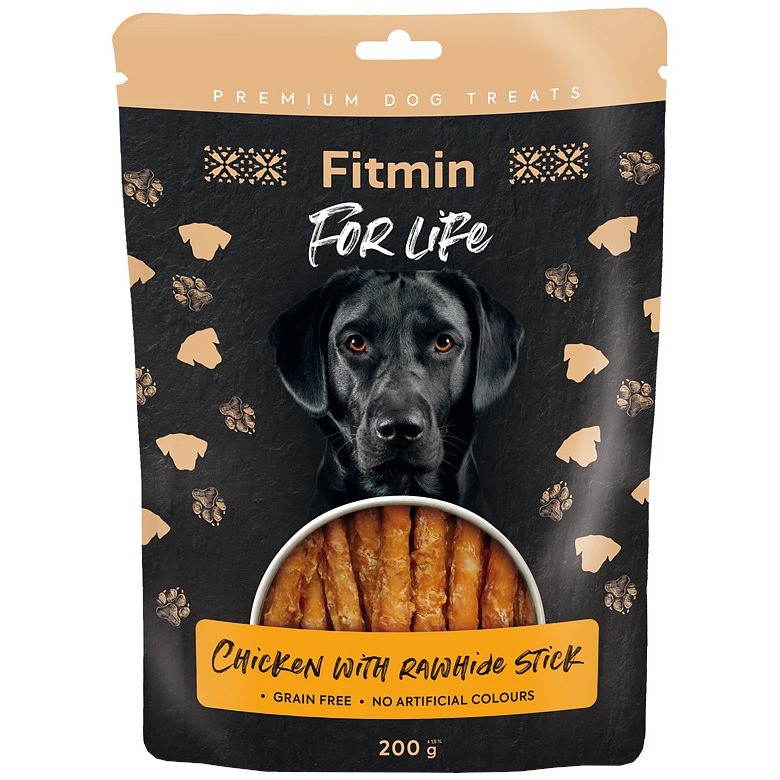 Корм для собак Fitmin For Life Chicken with Rawhide Stick 200 g