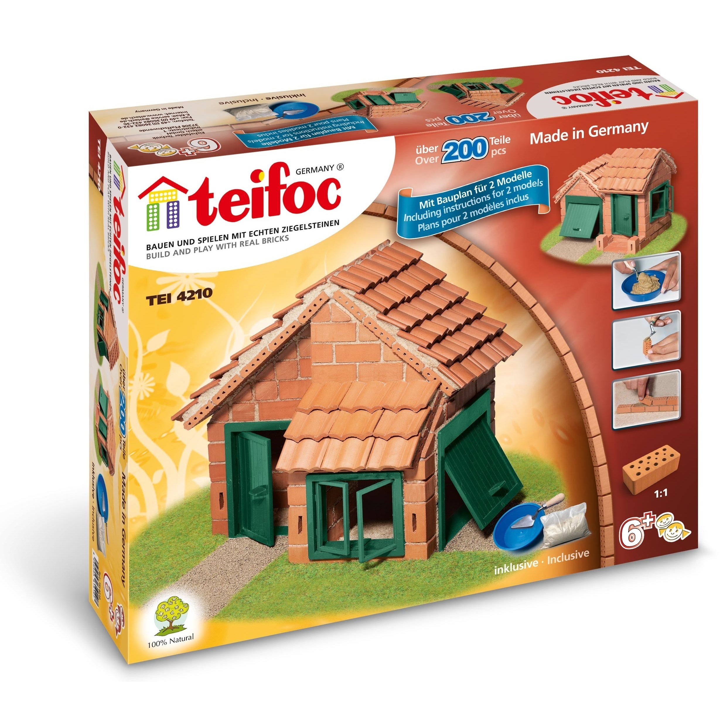 Конструктор Teifoc House with Tiles TEI4210
