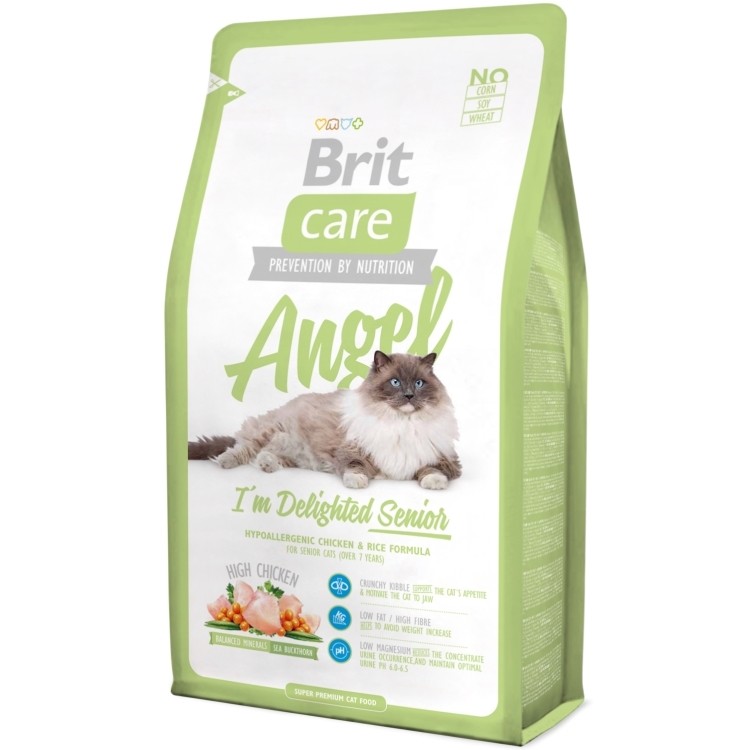 Корм для кошек Brit Care Angel I am Delighted Senior 2 kg