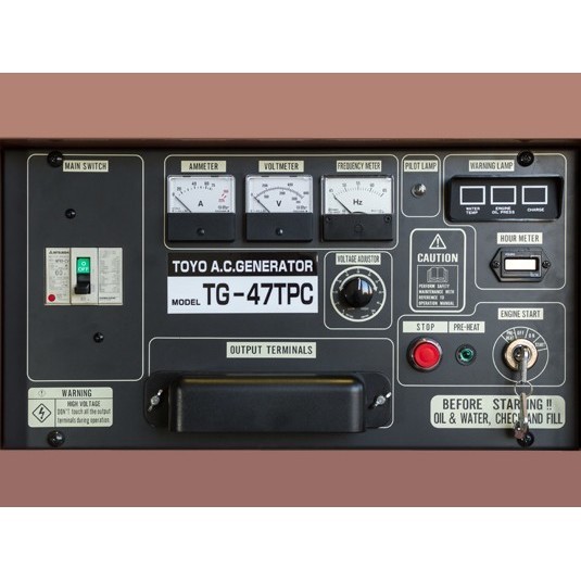 Электрогенератор Toyo TG-47TPC