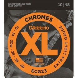 Струны DAddario XL Chromes Flat Wound 10-48