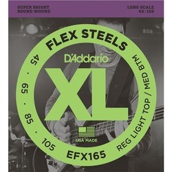 Струны DAddario XL FlexSteels Bass 45-105