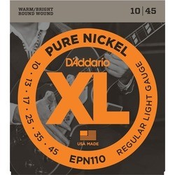 Струны DAddario XL Pure Nickel Wound 10-45