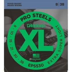 Струны DAddario XL ProSteels 8-38