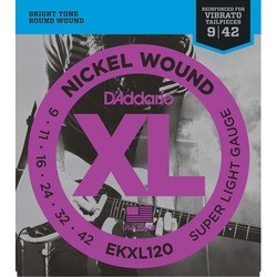 Струны DAddario XL Nickel Wound 9-42