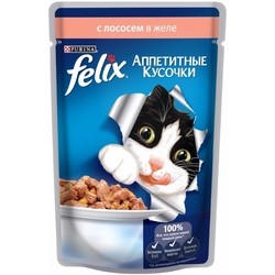 Корм для кошек Felix Packaging Adult Fantastic Jelly Salmon 1 kg