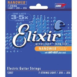 Струны Elixir Electric 7-String Nanoweb Light 10-56
