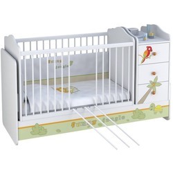 Кроватка Polini Basic 170x60 (оранжевый)