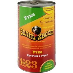 Корм для собак Villi Hvost Adult Canned with Duck 1.23 kg