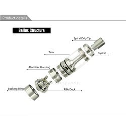 Электронная сигарета Youde Technology Bellus RTA