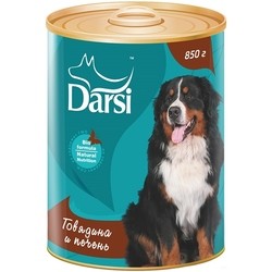Корм для собак Darsi Adult Canned with Beef/Liver 0.85 kg