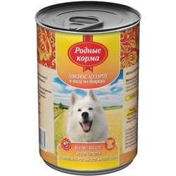 Корм для собак Rodnye Korma Adull Canned with Cold Cuts 0.97 kg